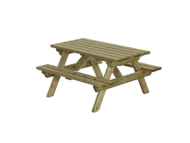 Talen Kinderpicknicktafel Remi 120 x 115 cm, Tuin en Terras, Tuinsets en Loungesets