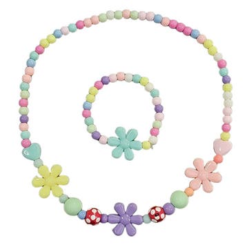 Fako Bijoux - Kinderketting en Armband - Plastic -, Verzenden, Nieuw