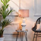 2dekans | Light & Living Ayla Tafellamp – Keramische, Ophalen of Verzenden, Zo goed als nieuw