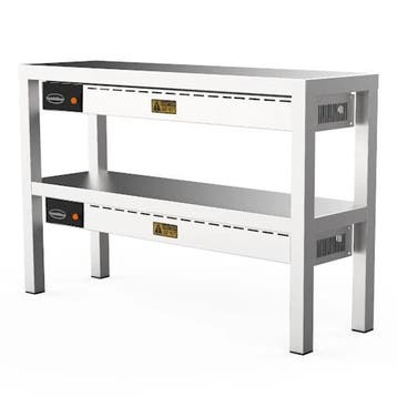 Etagère/Warmtebrug | RVS | 2 Niveaus | Verwarmd (Keramisch), Verzenden, Nieuw in verpakking