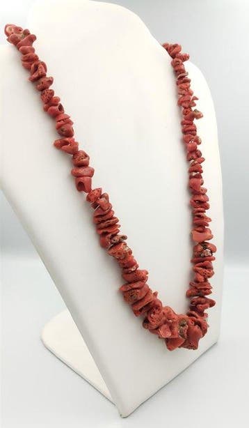Bloedkoraal Koraal - Corallium rubrum (Zonder minimumprijs), Antiek en Kunst