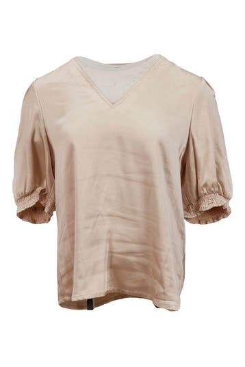 Aaiko Top in maat S Beige, Aaiko, Verzenden, Zo goed als nieuw, Beige