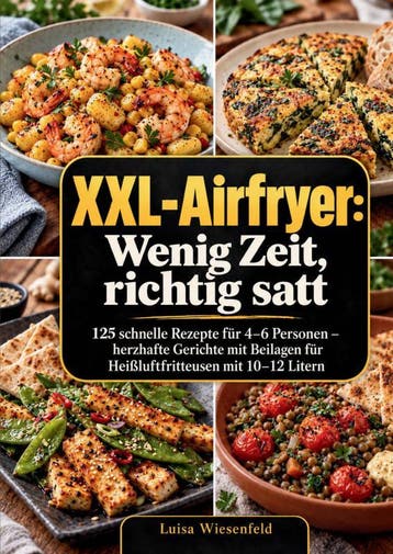 Xxl-Airfryer: Wenig Zeit, Richtig Satt | Luisa Wiesenfeld, Ophalen of Verzenden, Nieuw, Luisa Wiesenfeld