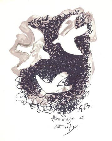 Georges Braque (1882-1963) - Hommage à Dufy