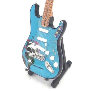Miniatuur replica Fender Stratocaster gitaar - John Mayer, Ophalen of Verzenden, Nieuw, Pop, Beeldje of Miniatuur