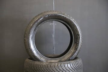 4 Banden Vredestein Wintrac 185/55R15 6mm, Ophalen, Gebruikt, 15 inch, Band(en)