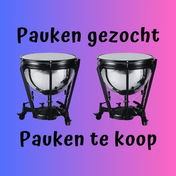 Pauken gezocht en te koop (nieuw en gebruikt) timpani, Gebruikt, Melodische percussie