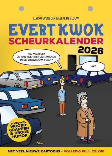 Evert Kwok Scheurkalender 2026 | Nieuw, Ophalen of Verzenden, Nieuw, Tjarko Evenboer; Eelke Blouw