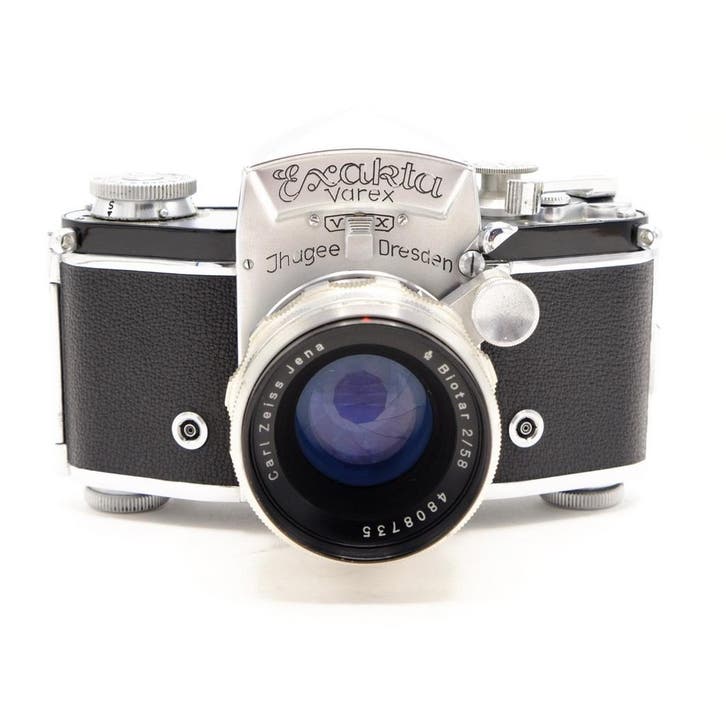 Exakta Varex VX + Carl Zeiss 58mm F2 Jena Biotar (Occ), Audio, Tv en Foto, Fotocamera's Analoog, Spiegelreflex, Gebruikt, Overige Merken