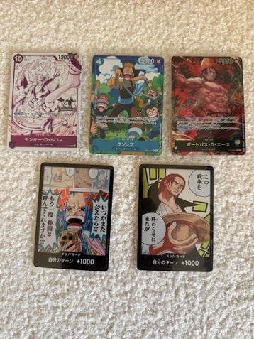 One Piece Card Game - 5 Card - One Piece, Nieuw
