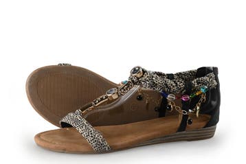 Dolcis Sandalen in maat 39 Zwart, Dolcis, Verzenden, Zwart, Sandalen of Muiltjes