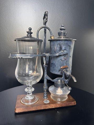 Koffiezetapparaat (3) - Metaal, Glas, Hout - Lovely -Balance