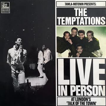 Temptations, The - Live In Person At Londons Talk Of Town, Ophalen of Verzenden, Gebruikt