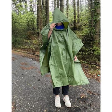 Trizand Regenponcho – Groene Waterdichte Poncho – Unisex, Ophalen of Verzenden, Nieuw
