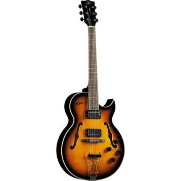 EKO Jazz SB Semi-Hollow Elektrische Gitaar 175, 2, Muziek en Instrumenten, Snaarinstrumenten | Gitaren | Elektrisch, Ophalen of Verzenden