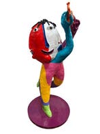 Juan García Ripollés (1932) - sculptuur, Doble violinista -