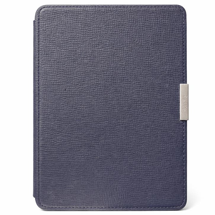 Amazon Kindle 7e Generatie Fabric Magnetic Case - Blauw, Computers en Software, E-readers, Zo goed als nieuw, Verzenden