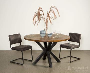 Eettafel Rond Basto - eettafel, Huis en Inrichting, Tafels | Eettafels, Nieuw, Rond, Overige materialen