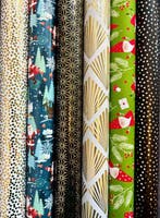 Inpakpapier Kerstmis Feest 6 Luxe Rollen - Breedte 70 cm -, Ophalen of Verzenden, Nieuw