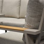 Lola dining hoek loungeset 6 delig verstelbare tafel latte, Tuin en Terras, Ophalen of Verzenden, Nieuw, Aluminium