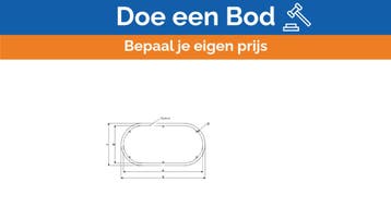 Bieden: Rutgerson oval portlight stainless steel, Watersport en Boten, Bootonderdelen, Ophalen of Verzenden, Nieuw, Kombuis en Sanitair