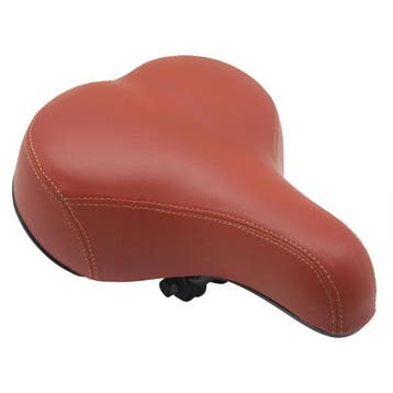 Benson Comfortabel fietszadel - Gel vulling - Lichtbruin..., Ophalen of Verzenden, Nieuw, Frame