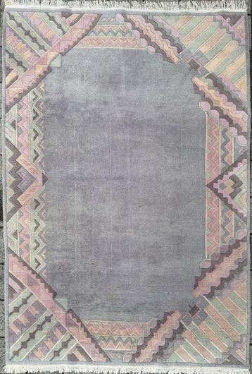 Nepal modern tapijt - gereinigd - handgeknoopt - wol -, Nieuw