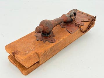 Barok Deurklopper - de achttiende eeuw - Met origineel hout