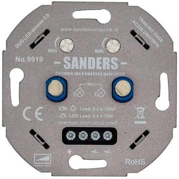Sanders Universele Duo LED-Dimmer, Ophalen of Verzenden, Nieuw