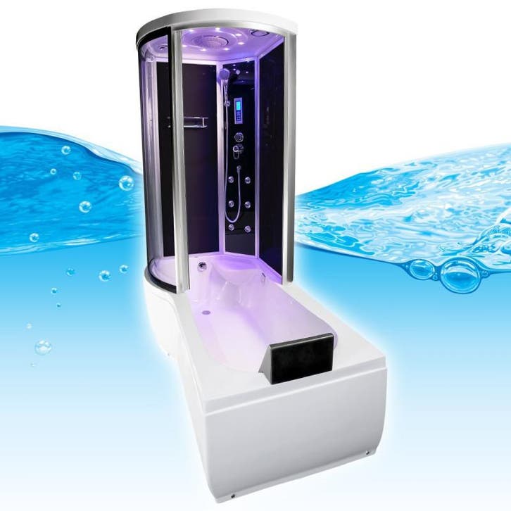 Douche- Bad Combinatie Corleto 170X98X220 (Badkamer), Huis en Inrichting, Badkamer | Complete badkamers, Nieuw, Ophalen of Verzenden