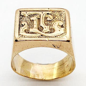 Ring - 18 karaat Geel goud, Sieraden, Tassen en Uiterlijk, Nieuw