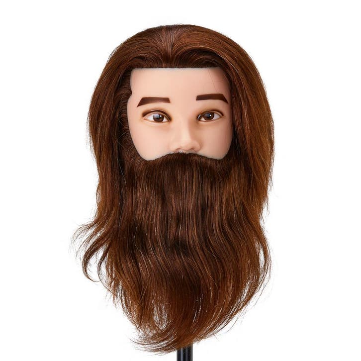 Kappershoofd WZ4N - Met baard en natuurlijk haar, Sieraden, Tassen en Uiterlijk, Uiterlijk | Haarverzorging, Overige typen, Nieuw