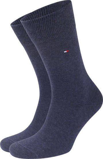 Tommy Hilfiger Classic 2-Pack Sokken Blauw maat 47-49 Heren, Kleding | Heren, Sokken en Kousen, Verzenden, Nieuw, Blauw, Tommy Hilfiger