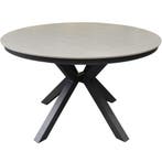 Samantha dining tuintafel 144xH75 cm rond antraciet, Ophalen of Verzenden, Nieuw