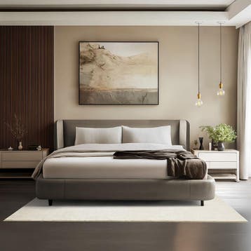 Kortpolig vloerkleed Soft Zone - 140 x 200 cm, crème, Verzenden, Nieuw