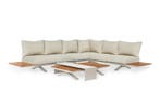SUNS Stockholm hoekbank Camel Sand frame met Beachy Bouclé, Ophalen of Verzenden, Nieuw