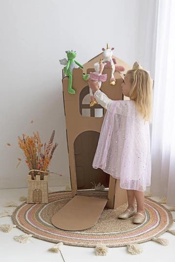 Happy Horse Magical Eenhoorn Knuffel 30cm - Wit/Roze - Baby, Ophalen of Verzenden, Zo goed als nieuw