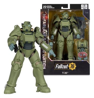 McFarlane Toys - Gaming Edition - Fallout 76 - T-45 Military, Verzenden, Nieuw