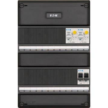 Eaton groepenkast, 2 aardlekautomaten, 1 hoofdschakelaar 2P, Ophalen of Verzenden, Nieuw