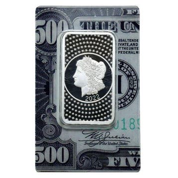 50 gram - Zilver .999 - 2022 50g Pamp Suisse Morgan Dollar