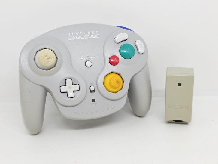 Nintendo Gamecube - Controller - Wavebird - Grey (1), Spelcomputers en Games, Spelcomputers | Nintendo GameCube, Gebruikt, Verzenden