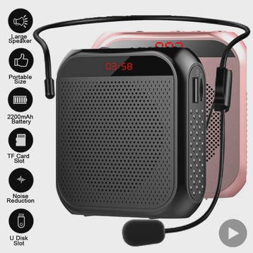Draagbare Megafoon Speaker met Microfoon - Geluidsversterker, Verzenden, Nieuw