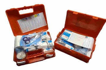 Noodpakket AANBIEDING: 2 X - Verbandtrommel - Verbanddoos, Verzenden, Nieuw