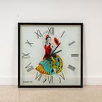 Wandklok - Cristallo Fini 97 - Glas, Emaille, Hout -, Antiek en Kunst, Curiosa en Brocante