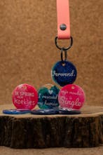 Grappige hondenpenning - Fast as fuck - Leuk als cadeau, Verzenden, Handgemaakt, Nieuw