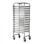 regaalwagen | RVS | 16 niveaus | 173.5(h)x 46 x 62cm, Verzenden, Nieuw in verpakking