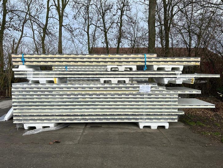 Bkeus, wandpanelen, diverse kleuren, clinch, 100mm, Doe-het-zelf en Verbouw, Platen en Panelen, Gebruikt, 100 mm of meer, Overige materialen
