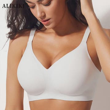 Comfortabele Draadloze BH met Diepe V-hals - Naadloze Push-U, Verzenden
