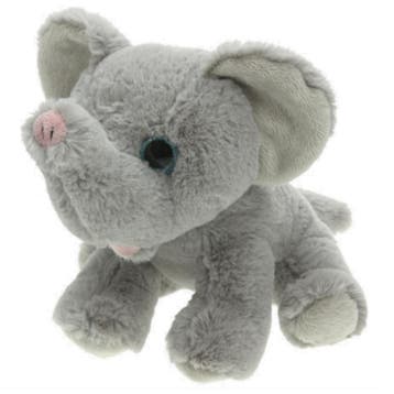 Olifant knuffel - pluche - 25 cm - dierenknuffel, Verzenden, Nieuw