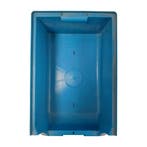 Magazijnbak, 500x200x310 mm, levensmiddelgeschikt, blauw pp,, Ophalen of Verzenden